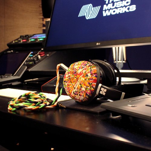 Carousel post from customcans_headphones.