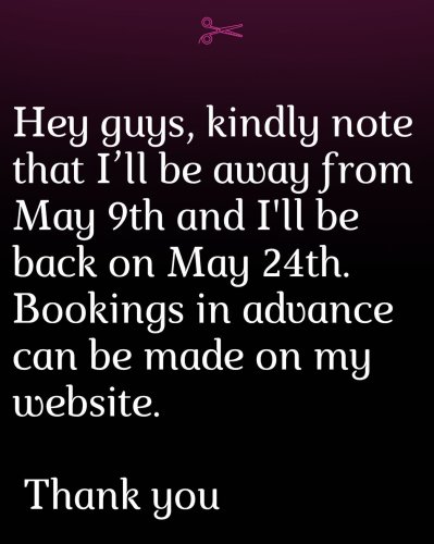 Photo post from trindadehairstylist.