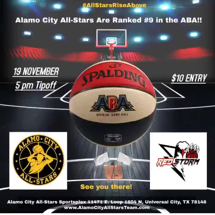 Video post from thealamocityallstars.
