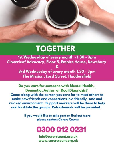 Photo post from carerscountkirklees.