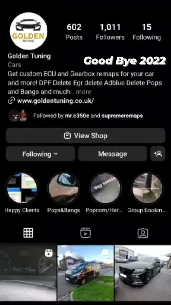 Video post from golden.tuning.