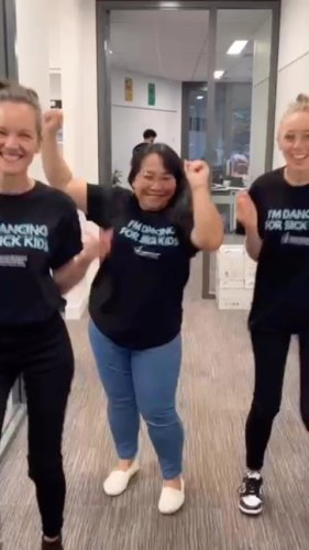 Video post from danceforsickkids.