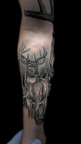 Hatibogluozgur: I will do special and unique tattoo designs for $10 on  fiverr.com | Deer tattoo, Forest tattoos, Wilderness tattoo