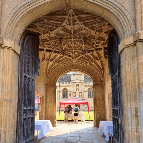 Carousel post from wadhamoxford.