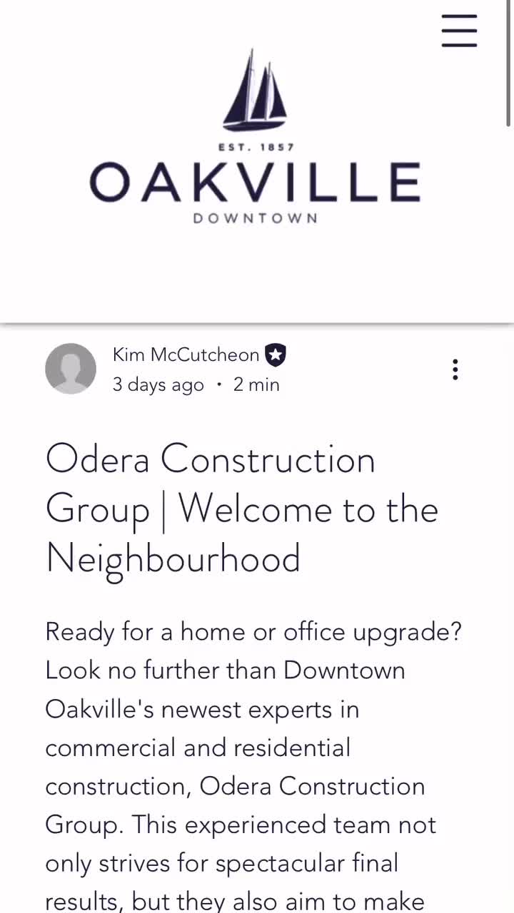Video post from oderaconstruction.