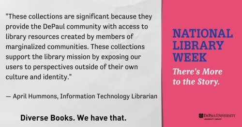 Photo post from depaul_library.
