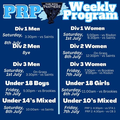 Photo post from parkroyalpanthers.hockeyclub.