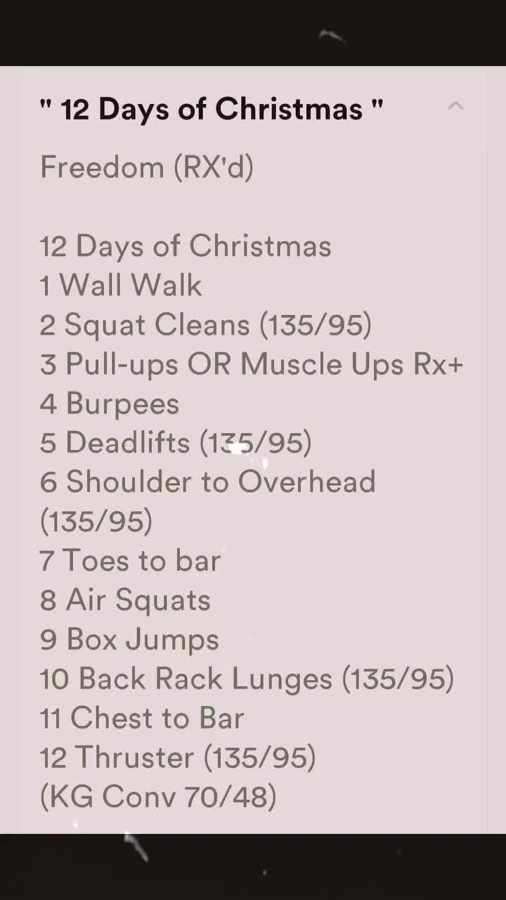 Video post from crossfitfourpeaks.