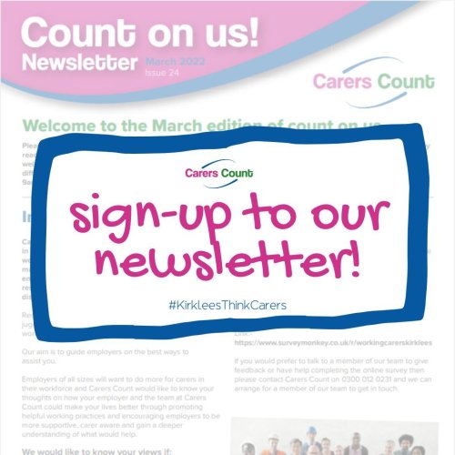 Photo post from carerscountkirklees.