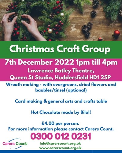 Photo post from carerscountkirklees.
