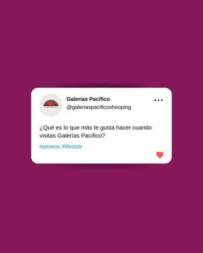 Photo post from galeriaspacificoshopping.