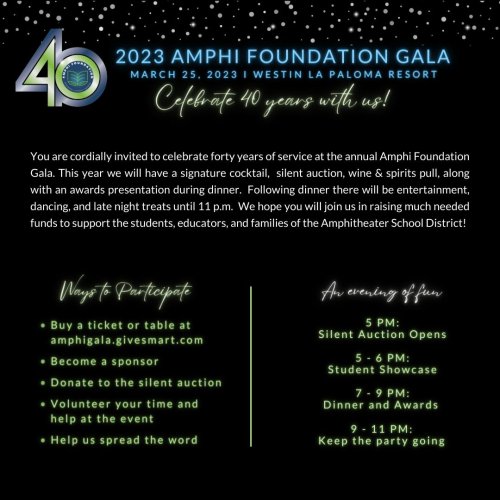 Photo post from amphifoundation.