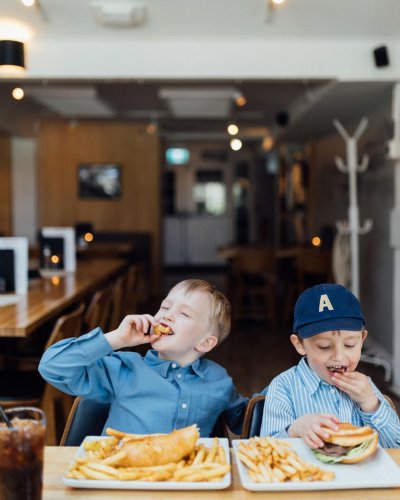 Carousel post from railandriverbistro.