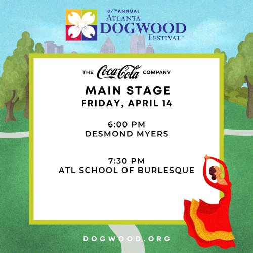 Carousel post from dogwoodfestival.