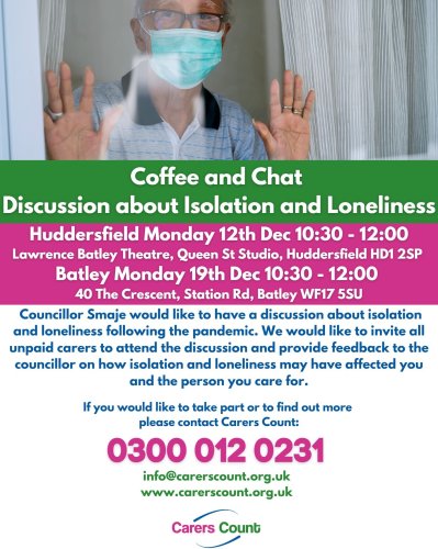 Photo post from carerscountkirklees.