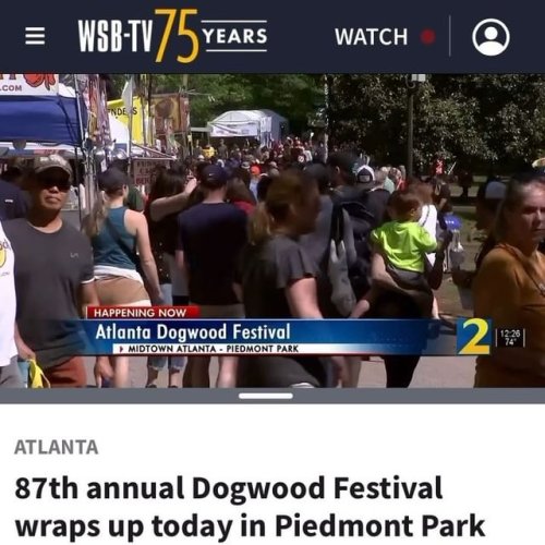 Video post from dogwoodfestival.