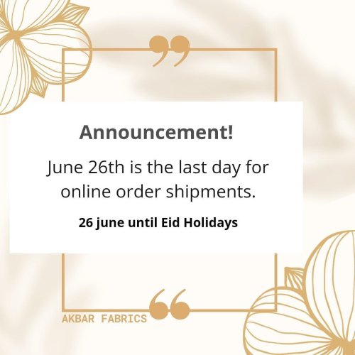 Photo post from akbar_fabrics_.