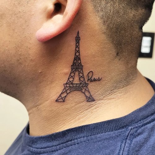 Minimal Eiffel Tower Tattoo Design | Eiffel tower tattoo, Paris tattoo,  Tattoo designs