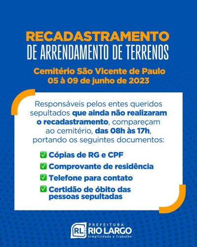 Photo post from prefeiturariolargo.