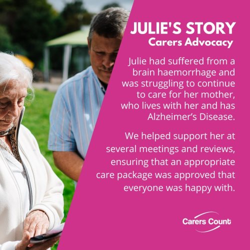 Photo post from carerscountkirklees.