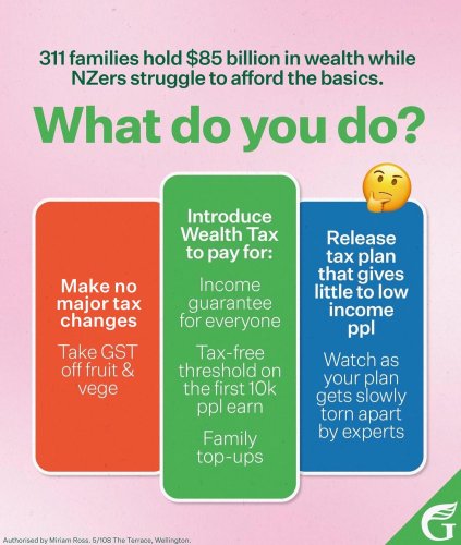 Photo post from nzgreenparty.