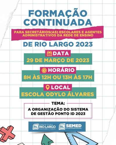 Photo post from prefeiturariolargo.