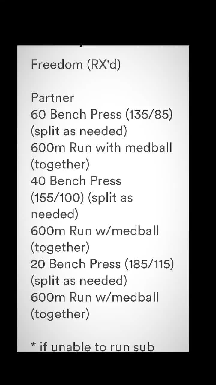 Video post from crossfitfourpeaks.