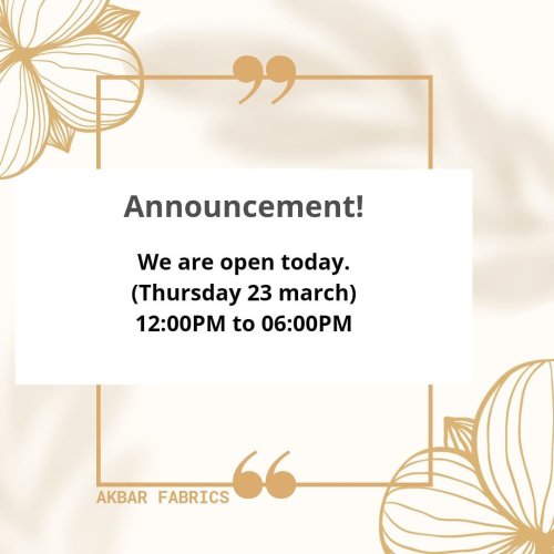 Photo post from akbar_fabrics_.