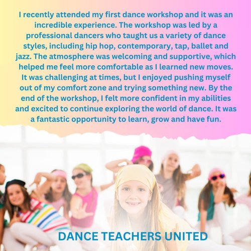 Photo post from dance.teachers.united.