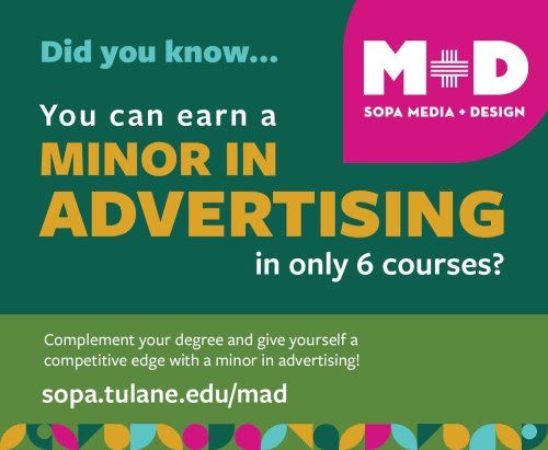 Photo post from tulane.sopa.media.and.design.
