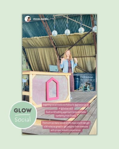 Carousel post from glowsocial.uk.