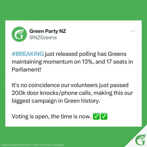 Carousel post from nzgreenparty.