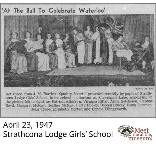 Photo post from shawniganlakemuseum.