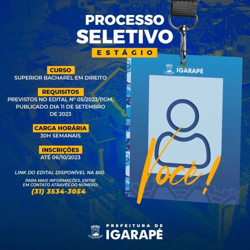 Prefeitura Municipal de Igarapé - Informe da Copasa