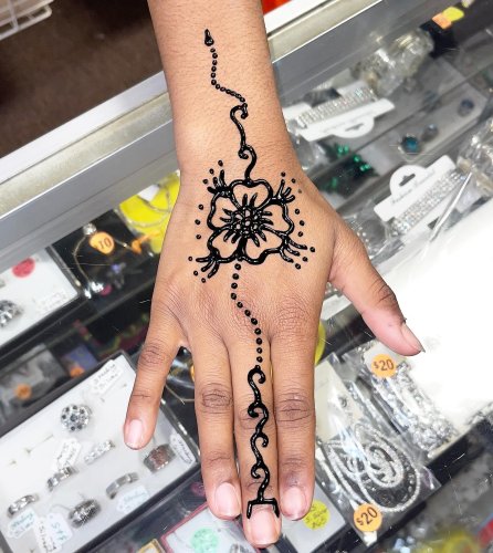 Apcute Tattoo Sticker Set of - 2 Piece | Henna Hand stencil for Women,  Girls and kids Easy to use in just 4 steps Indian Design Collection |  Design No - APCUTE-H87 : Amazon.in: Beauty