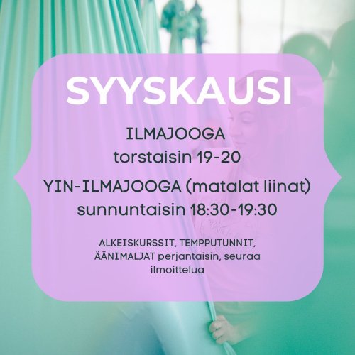 Photo post from ilmajoogavalkeakoski.