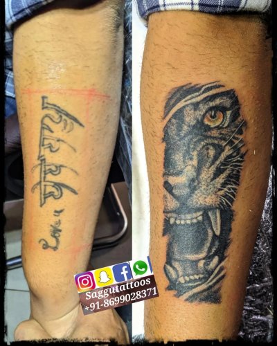 Raftaar - Finally got my tattoo completed. Total artwork done my @taz_inder  a.k.a. Mr. Sketcher. This guy got mad skills. Hit him up if you don't want  to mess your skin up