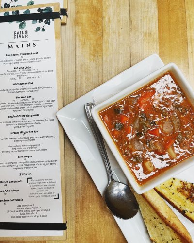 Carousel post from railandriverbistro.