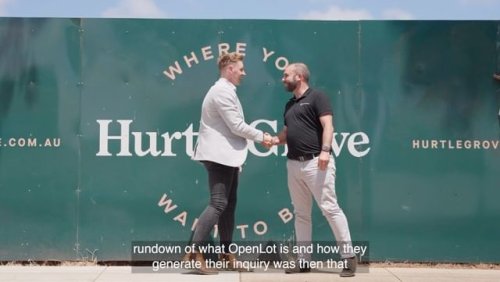 Video post from openlot.com.au.