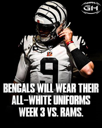 Bengals to wear 'White Bengal' uniforms tonight against Rams for