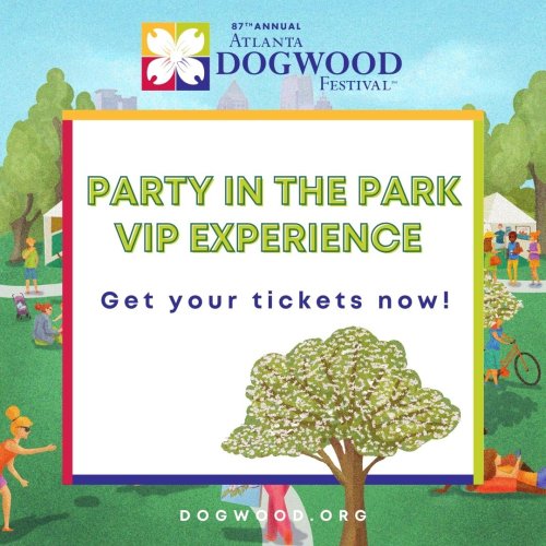 Carousel post from dogwoodfestival.