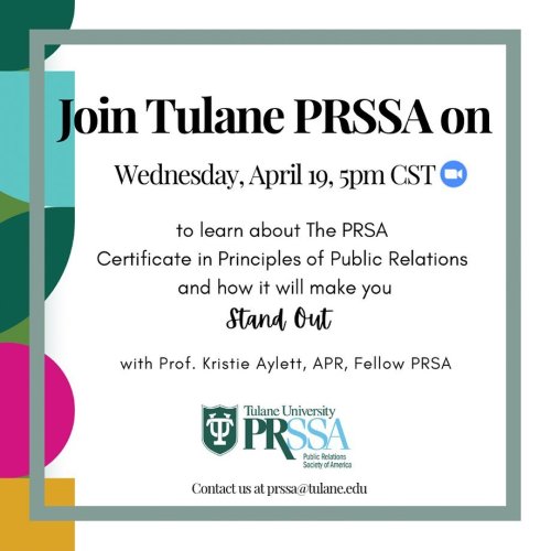 Photo post from tulane.sopa.media.and.design.