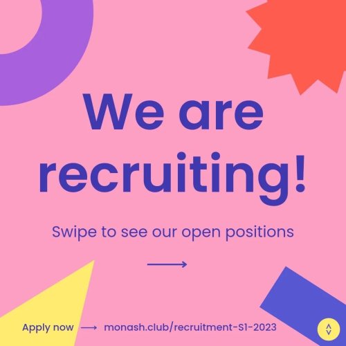 Carousel post from monashcoding.