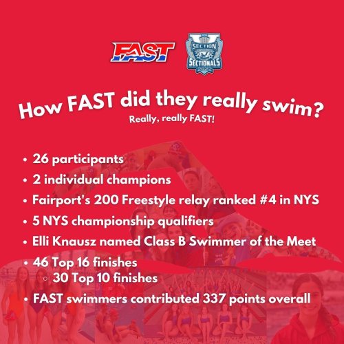 Photo post from fairportswimming.