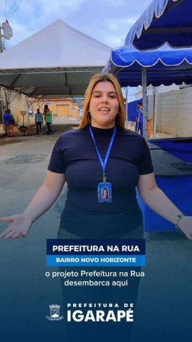 Video post from prefeituradeigarape.