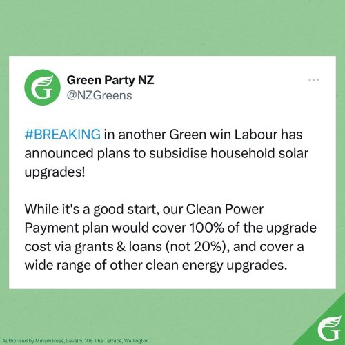 Carousel post from nzgreenparty.