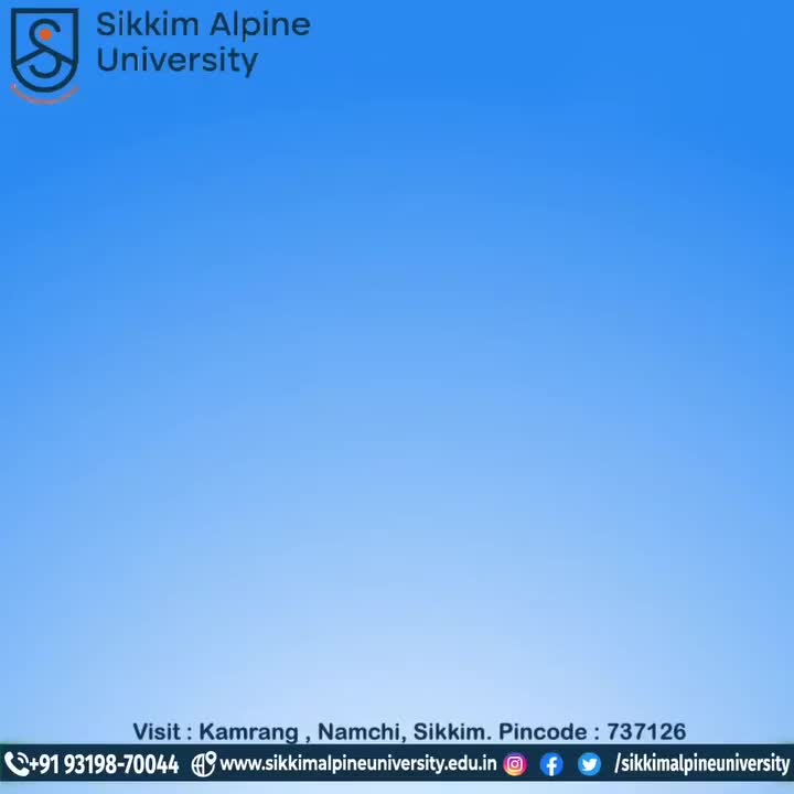 Video post from sikkimalpineuniversity.