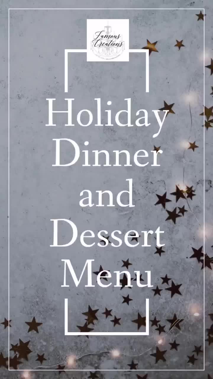Video post from famous_creations_catering.