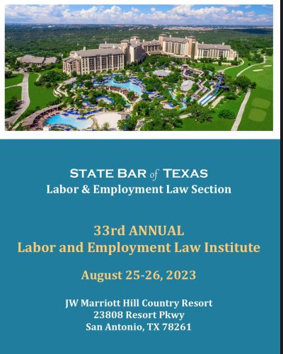 Photo post from laborlawtexasbar.