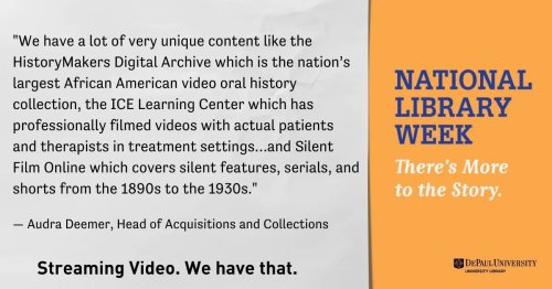 Photo post from depaul_library.